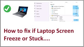 How to fix if Laptop Screen Freeze or Stuck 2024 [upl. by Karilla588]