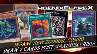 INSANE New Zoodiac Combo  Draw 7 Cards via Fusion Substitute Combo  Post MACR BanNordenPlz [upl. by Adams39]