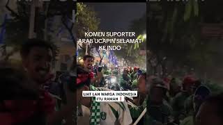 KEHADIRAN SUPORTER ARAB SAUDI DI INDONESIA🇮🇩🇸🇦🔥 [upl. by Mialliw]