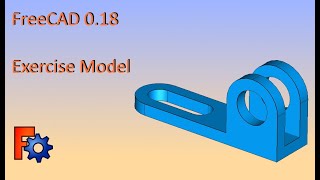 FreeCAD 018  Exercise Model 7 Tutorial [upl. by Neall]