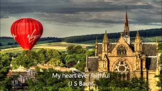 My heart ever faithful  J S Bach piano accompaniment [upl. by Jon815]