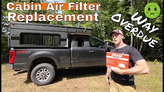 F250 Cabin Air Filter Replacement After 45000 Miles How Bad Can It Be f250 [upl. by Corrie]