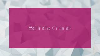 Belinda Crane  appearance [upl. by Harikahs]