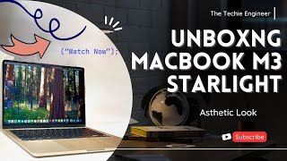 MacBook Air M3 Starlight Unboxing Apple Just Changed the Game Again 🖥️🚀 [upl. by Franklyn]