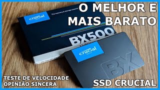 SSD Crucial BX500  Teste e Opinião Sincera [upl. by Limann781]