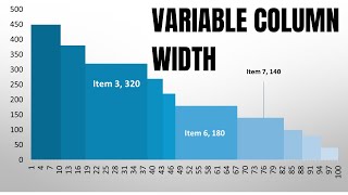 How to Adjust width in Excel Column Chart [upl. by Laks]