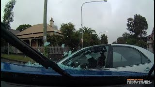 Camry pulls across road and gets T boned  Parramatta NSW [upl. by Nylaret]