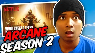 BLOOD SWEAT amp TEARS  ARCANE SEASON 2  MUSIC VIDEO REACTION [upl. by Desiree]