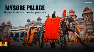 MYSORE PALACE 4K  Detailed guide tour  Malayalam  English  travelenze [upl. by Nylidnam]