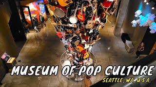 Museum Of Pop Culture  Home To The Worlds Most Immersive Pop Culture  Seattle WA USA  Travel Vlog [upl. by Nylorahs]