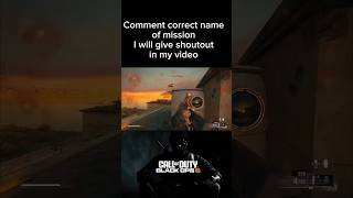 comment the mission name  callofduty ps5 [upl. by Sutsuj]