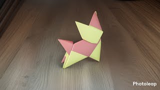 amazing origami paper craft  origami cat 折り紙猫 종이접기 고양이 24082023 [upl. by Adiene758]