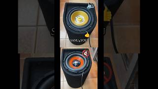 subwoofertest magnetz 8quot150w god andorange use hedphone sanu4you basssound jbl [upl. by Mohn]