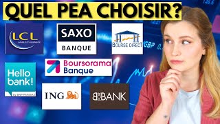 Quel PEA choisir critères et comparatif Boursorama BforBank Bourse Direct [upl. by Balfore979]