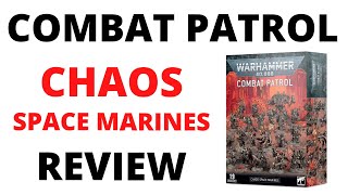 Chaos Space Marine Combat Patrol Box  Contents Review [upl. by Mages]