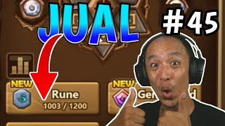 GUIDE JUAL RUNE Akun Baru Part 45 Summoners War Indonesia [upl. by Alliscirp]