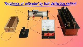 To Determine The Resistance Of Voltmeter without graph By Half Deflection Method [upl. by Isyed]