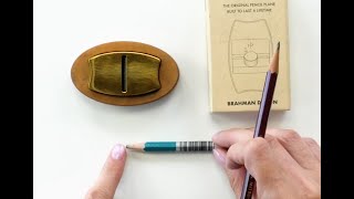 How to Use the Høvel Sharpener to Even Out the Wood of Your Pencil [upl. by Eliam986]