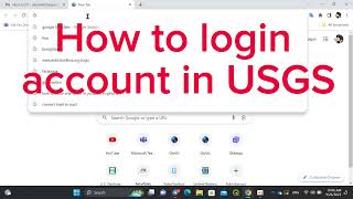 How to Login account in USGS httpsglovisusgsgovapp [upl. by Ophelie677]