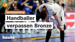 heute 1900 Uhr 280124 Handballer unterliegen Schweden Ukraine Kampf gegen Korruption english [upl. by Eenahpets]