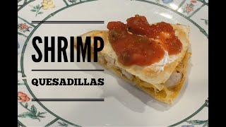 Easy Shrimp Quesadillas  Shrimp In The Air Fryer  John Eats Cheap [upl. by Nosdrahcir857]