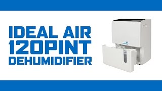 IdealAir™ Dehumidifier 120 Pint with Internal Condensate Pump [upl. by Lonee187]