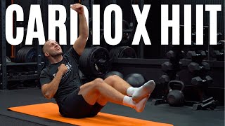 INTENSE 15 Min CARDIO X HIIT Workout No Equipment No Repeat [upl. by Nikolai]