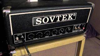 Cranked Sovtek MIG50 amp with DeArmond M70 guitar [upl. by Aysab5]