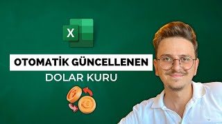 Excelde TCMBden Güncel Döviz Kuru Çekmek ve Otomatik Güncellemek Dolar Euro [upl. by Werra]