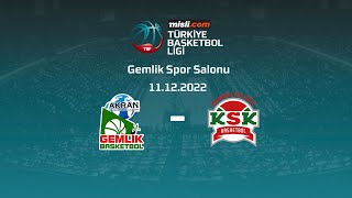 Akran Gemlik Basketbol  Bornova Belediyesi Karşıyaka mislicom TBL 10Hafta [upl. by Thanh203]