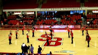 Color Guard Basketball Halftime Performance  Flawless [upl. by Candide]