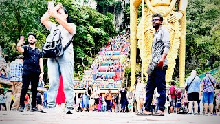 Tour of Batu Cave and Murugan Temple in Malaysia [upl. by Jerrilee]