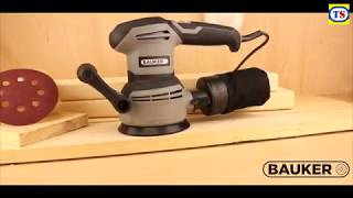 Bauker 400W 125mm Rotary Sander 240V  Item 21389 [upl. by Nomead]