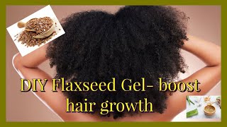 Only this ingredient EXTREMELY fast hair growth DIY Flaxseed Gel [upl. by Essirahs65]