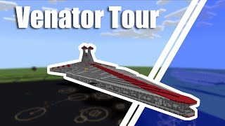 Minecraft Star Wars Venator Star Destroyer Tour [upl. by Mogerly303]