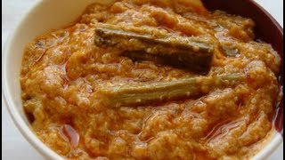 Recipe  Munakkaya Kobbari Pala Curry Drumstick amp Coconut Milk Curry Recipe With English Subtitles [upl. by Rice]