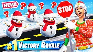 STOP amp GO SNOWMAN NEW GAME MODE in Fortnite [upl. by Martina]