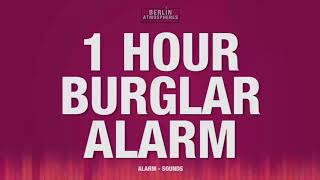 1 Hour Burglar Alarm SOUND EFFECT  1 Hr Einbruch Alarm Alarmanlage SOUNDS SFX [upl. by Noedig378]