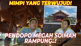 KEREN BANGET PENDOPO JOGLO SOIMAH SUDAH BERDIRI MEGAH DENGAN FASILITAS MEVVAHH [upl. by Asilanna]