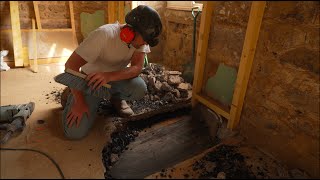 Discovering The Original Floor Below The Refectory [upl. by Giliana]