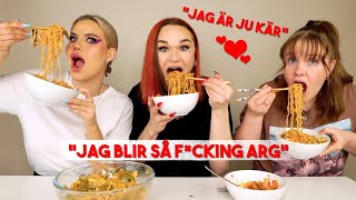 NUDELWOK  Mukbang ft Felicia och Bea [upl. by Ecire]