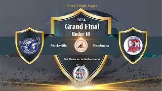 U18  Macksville  VS  Nambucca Grand Final 2024 [upl. by Yecnay]