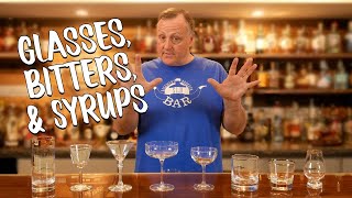 Glasses Syrups and Bitters you NEED to start your home bar [upl. by Eciened]