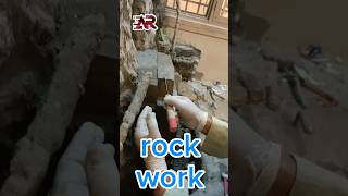 rock detailing art artificial diy artist [upl. by Hukill]