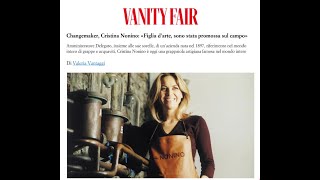 Cristina Nonino intervistata da Vanity Fair per Women Changemaker [upl. by Iren140]