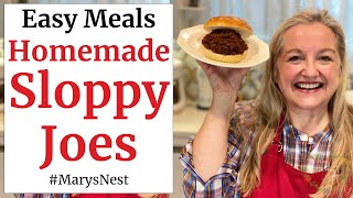 Best Homemade Sloppy Joes Recipe  Easy Sloppy Joe Recipe [upl. by Mellisent]