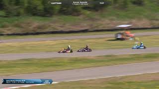 IAME Series Finland 2018  Kouvola 2052018  Senior  1 Final A [upl. by Akselav]