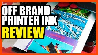 Off Brand Printer Ink Review HP vs LxTek [upl. by Ellehcrad495]