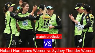 WBBL Match Prediction Whos Winning  Hurricanes or Thunder [upl. by Eilyac]