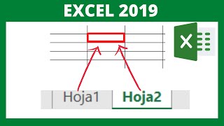 CÓMO ENLAZAR O VINCULAR CELDAS ENTRE DIFERENTES HOJAS  EXCEL 2019 [upl. by Anais]